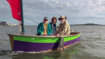 Ida Little, Bill Ling and Hugh in Clam Girl