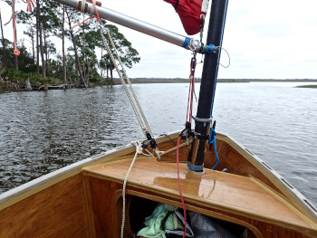 Inside the slot of Richards Island