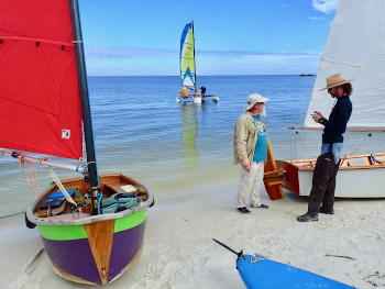 Clam Girl, Goat Island Skiff and WindRider 17