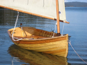 Small sailing dinghy