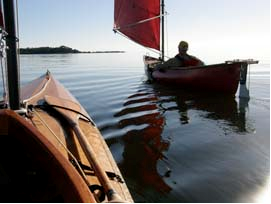 Sailing canoe conversion