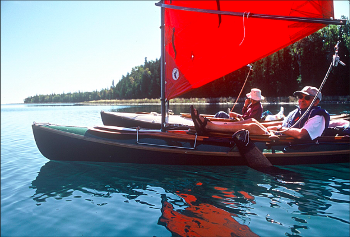 With Jan and Meade Gougeon on Lake Huron's N Channel