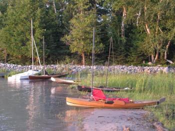 Sailing canoes