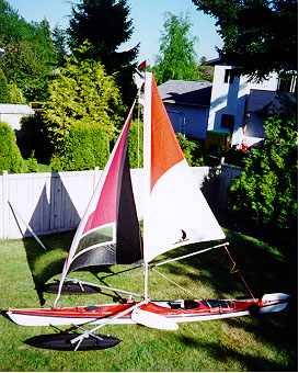 Kayak with outriggers