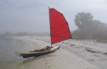 Walela, a Serendipities series sailing canoe